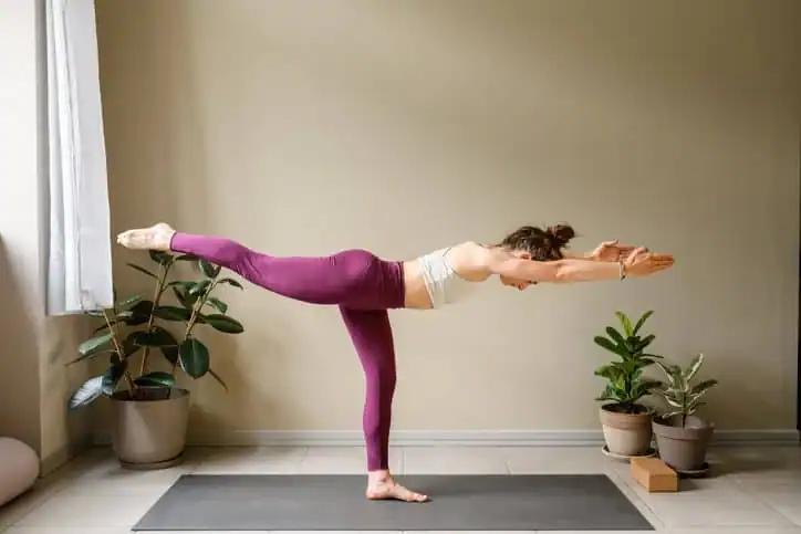 Woman doing Yoga exercise Ramsgate to help with toning the body. 