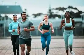 image of man and 3 women doing cardio exercise Ramsgate to help tone and remove fat from the body.