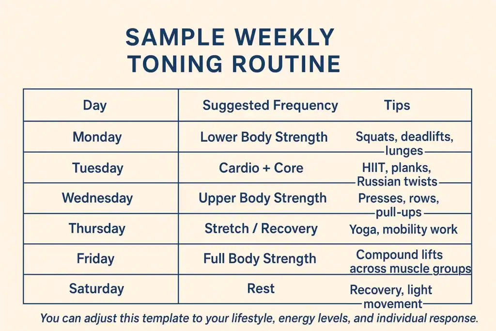 Weekly exercise Ramsgate plan graphic