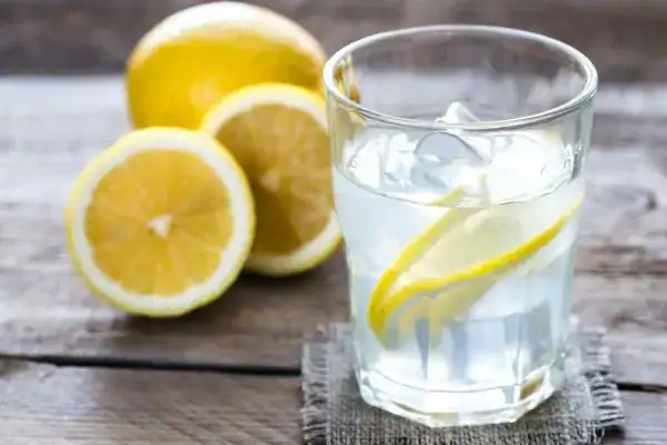 Image of lemon water to aid hydration Ramsgate