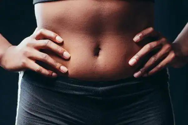 Image of a toned stomach after non surgical treatment Ramsgate